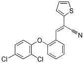 (E)-3-[2-(2,4-DICHLOROPHENOXY)PHENYL]-2-(2-THIENYL)-2-PROPENENITRILE CAS#: 866019-88-7