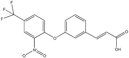 (E)-3-{3-[2-nitro-4-(trifluoromethyl)phenoxy]phenyl}-2-propenoic acid CAS#: 866154-72-5