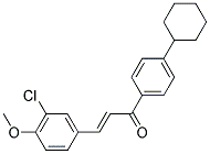 (E)-3-(3-CHLORO-4-METHOXYPHENYL)-1-(4-CYCLOHEXYLPHENYL)-2-PROPEN-1-ONE CAS#: 861207-62-7