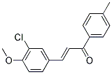 (E)-3-(3-CHLORO-4-METHOXYPHENYL)-1-(4-METHYLPHENYL)-2-PROPEN-1-ONE CAS#: 860000-28-8