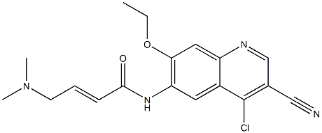 (E)-N-(4-chloro-3-cyano-7-ethoxyquinolin-6-yl)-4-(diMethylaMino)but-2-enaMide CAS#: 848133-88-0