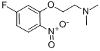 ETHANAMINE,2-(5-FLUORO-2-NITROPHENOXY)-N,N-DIMETHYL- CAS#: 880083-48-7