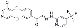 ETHANONE, 1-[4-[(3,5-DICHLORO-4-PYRIDINYL)OXY]PHENYL]-, 2-[4-(TRIFLUOROMETHYL)-2-PYRIDINYL]HYDRAZONE CAS#: 883044-91-5