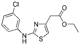 ETHYL 2-(4-(3-CHLOROPHENYLAMINO)-3,5-THIAZOLYL)-ACETATE CAS#: 886499-62-3