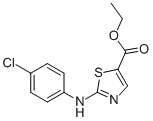 ETHYL 2-(4-CHLOROPHENYLAMINO)-5-THIAZOLECARBOXYLATE CAS#: 855531-18-9