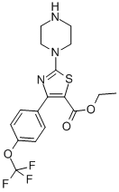 ETHYL 2-PIPERAZIN-1-YL-4-[4-(TRIFLUOROMETHOXY)PHENYL]-1,3-THIAZOLE-5-CARBOXYLATE CAS#: 887267-70-1