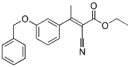 ETHYL 3-[3-(BENZYLOXY)PHENYL]-2-CYANOBUT-2-ENOATE CAS#: 885266-49-9