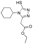 ETHYL (4-CYCLOHEXYL-5-MERCAPTO-4H-1,2,4-TRIAZOL-3-YL)ACETATE CAS#: 867330-06-1