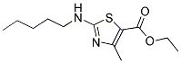 ETHYL 4-METHYL-2-(PENTYLAMINO)-1,3-THIAZOLE-5-CARBOXYLATE CAS#: 852400-27-2