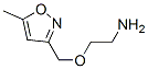Ethanamine,  2-[(5-methyl-3-isoxazolyl)methoxy]- CAS#: 883536-56-9