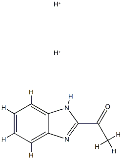 Ethanone,  1-(1H-benzimidazol-2-yl)-,  conjugate  acid  (1:2) CAS#: 880485-73-4