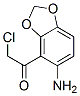 Ethanone, 1-(5-amino-1,3-benzodioxol-4-yl)-2-chloro- CAS#: 863217-09-8
