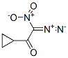 Ethanone,  1-cyclopropyl-2-diazo-2-nitro- CAS#: 857082-68-9