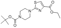 Ethyl 2-(4-(tert-butoxycarbonyl)piperazin-1-yl)thiazole-4-carboxylate CAS#: 867065-53-0