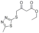 Ethyl 4-[(5-methyl-1,3,4-thiadiazol-2-yl)thio]-3-oxobutanoate CAS#: 877052-29-4