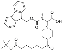 FMOC-2-[[(6'-T-BUTOXY-CARBONYL)HEXANOYL]PIPERAZIN-4-YL]-GLYCINE CAS#: 864685-37-0