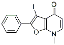 Furo[2,3-b]pyridin-4(7H)-one,  3-iodo-7-methyl-2-phenyl- CAS#: 883723-78-2