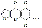 Furo[2,3-b]quinoline-4,5,8(9H)-trione,  7-methoxy-9-methyl- CAS#: 859304-28-2
