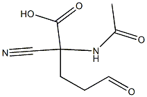 Glutaraldehydic  acid,  2-acetamido-2-cyano-  (5CI) CAS#: 859305-40-1