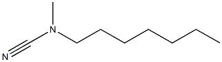 Heptylamine,  N-cyano-N-methyl-  (1CI) CAS#: 861580-43-0