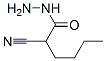 Hexanoic acid, 2-cyano-, hydrazide CAS#: 855913-27-8