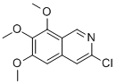 ISOQUINOLINE, 3-CHLORO-6,7,8-TRIMETHOXY- CAS#: 862845-26-9