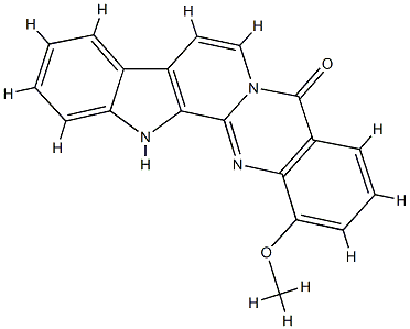 Indolo[2,3:3,4]pyrido[2,1-b]quinazolin-5(13H)-one,  1-methoxy- CAS#: 864179-28-2