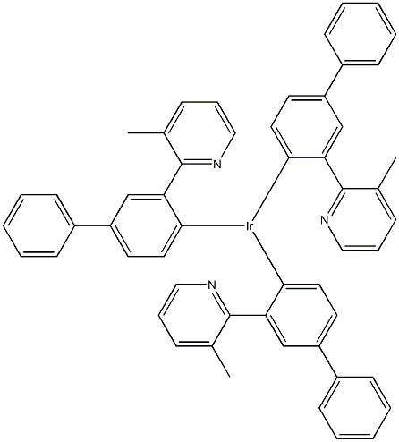IridiuM, tris[3-(3-Methyl-2-pyridinyl-N)[1,1'-biphenyl]-4-yl-C] CAS#: 861144-71-0