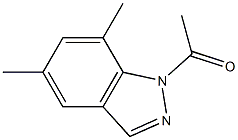 Isoindazole,  1-acetyl-5,7-dimethyl-  (3CI) CAS#: 857800-75-0