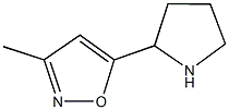 Isoxazole, 3-methyl-5-(2-pyrrolidinyl)- CAS#: 851434-82-7