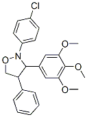 Isoxazolidine, 2-(4-chlorophenyl)-4-phenyl-3-(3,4,5-trimethoxyphenyl)- CAS#: 879224-64-3