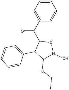 Ketone,  3-ethoxytetrahydro-2-hydroxy-4-phenyl-5-isoxazolyl  phenyl  (2CI) CAS#: 861357-81-5