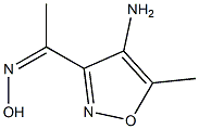 Ketone,  4-amino-5-methyl-3-isoxazolyl  methyl,  oxime  (5CI) CAS#: 855602-58-3