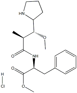 L-Phenylalanine, N-[(2R,3R)-3-methoxy-2-methyl-1-oxo-3-(2S)-2-pyrrolidinylpropyl]-, methyl ester, monohydrochloride (9CI) CAS#: 864238-20-0