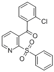 METHANONE, (2-CHLOROPHENYL)[2-(PHENYLSULFONYL)-3-PYRIDINYL]- CAS#: 851444-85-4