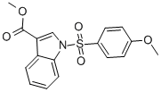 METHYL 1-[(4-METHOXYPHENYL)SULFONYL]-1H-INDOLE-3-CARBOXYLATE CAS#: 866145-32-6