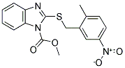 METHYL 2-(2-METHYL-5-NITROBENZYLTHIO)-1H-BENZO[D]IMIDAZOLE-1-CARBOXYLATE CAS#: 845879-35-8