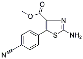 METHYL 2-AMINO-5-(4-CYANOPHENYL)-1,3-THIAZOLE-4-CARBOXYLATE CAS#: 886361-36-0