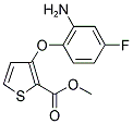 METHYL 3-(2-AMINO-4-FLUOROPHENOXY)-2-THIOPHENECARBOXYLATE CAS#: 886360-59-4