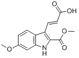 METHYL 3-(2-CARBOXY-VINYL)-6-METHOXY-1H-INDOLE-2-CARBOXYLATE CAS#: 885273-67-6