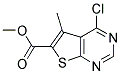 METHYL 4-CHLORO-5-METHYL-THIENO[2,3-D]PYRIMIDINE-6-CARBOXYLATE CAS#: 832113-96-9