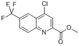 METHYL 4-CHLORO-6-TRIFLUOROMETHYL-QUINOLINE-2-CARBOXYLATE CAS#: 887267-67-6