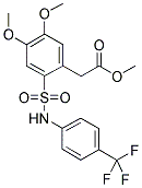 METHYL [4,5-DIMETHOXY-2-(4-TRIFLUOROMETHYL-PHENYLSULFAMOYL)-PHENYL]-ACETATE CAS#: 886498-97-1