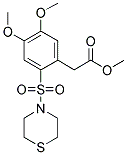 METHYL [4,5-DIMETHOXY-2-(THIOMORPHOLINE-4-SULFONYL)-PHENYL]-ACETATE CAS#: 886499-16-7