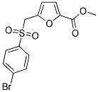 METHYL 5-(4-BROMO-BENZENESULFONYLMETHYL)-FURAN-2-CARBOXYLATE CAS#: 886498-54-0