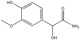 Mandelamide,  4-hydroxy-3-methoxy-  (4CI) CAS#: 854826-84-9
