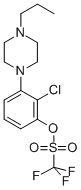 Methanesulfonic acid, 1,1,1-trifluoro-, 2-chloro-3-(4-propyl-1-piperazinyl)phenyl ester CAS#: 871356-22-8
