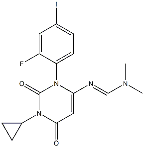 MethaniMidaMide, N'-[1-cyclopropyl-3-(2-fluoro-4-iodophenyl)-1,2,3,6-tetrahydro-2,6-dioxo-4-pyriMidinyl]-N,N-diMethyl- CAS#: 871700-30-0