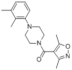 Methanone, (3,5-dimethyl-4-isoxazolyl)[4-(2,3-dimethylphenyl)-1-piperazinyl]- CAS#: 850183-33-4