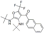 Methanone,  [4,5-bis[(1,1-dimethylethyl)amino]-2-(trifluoromethyl)-3-furanyl]-2-naphthalenyl- CAS#: 845965-07-3